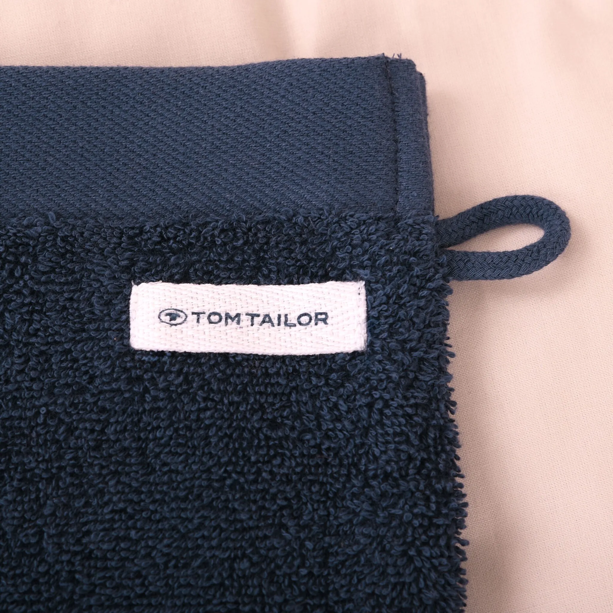 TOM TAILOR HOME Рукавица для мытья «COLOR BATH Рукавица» (6 шт., набор из 6 рукавиц для мытья 16 х 21 см), темно-синий — фото 3