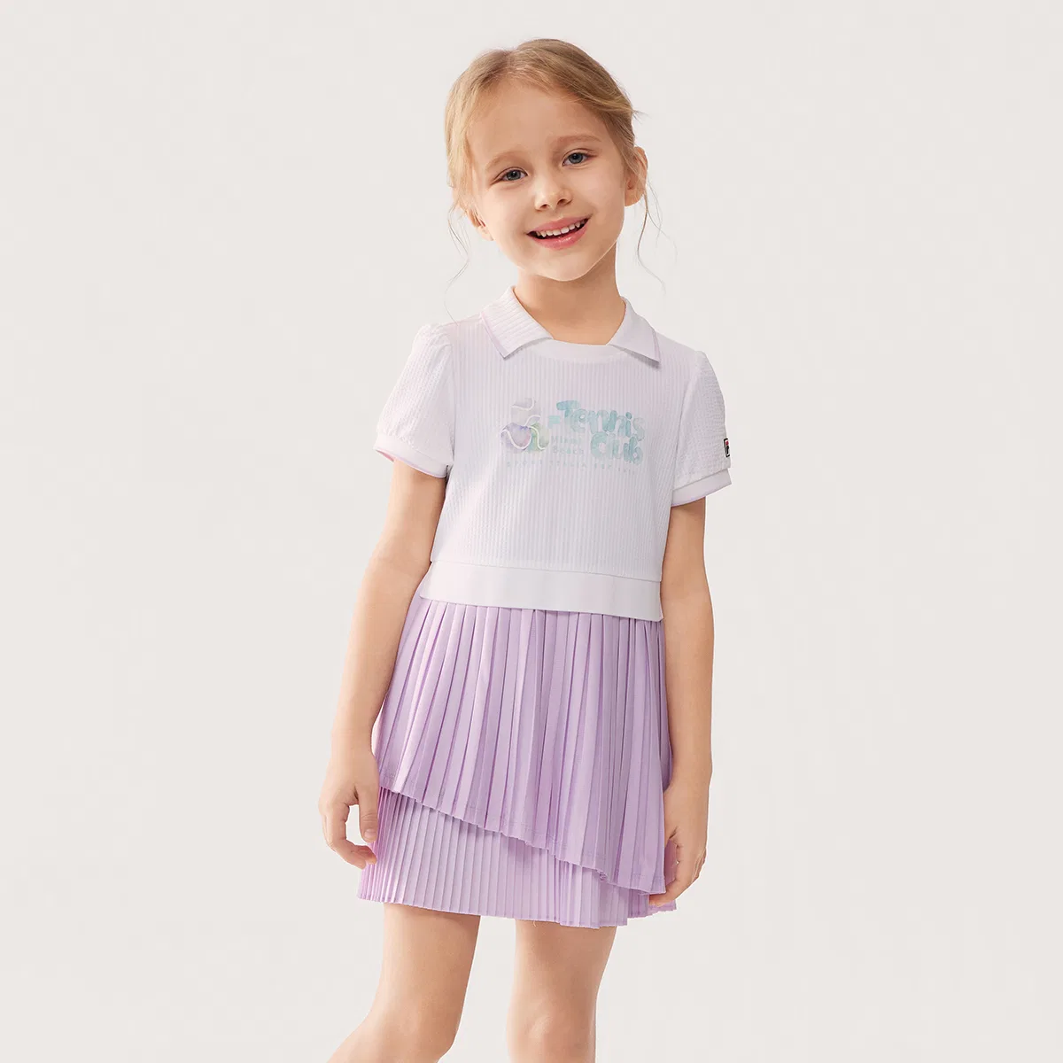 Трикотажное платье PERFORMANCE FPH Jade White Kids' FILA KIDS — фото 3