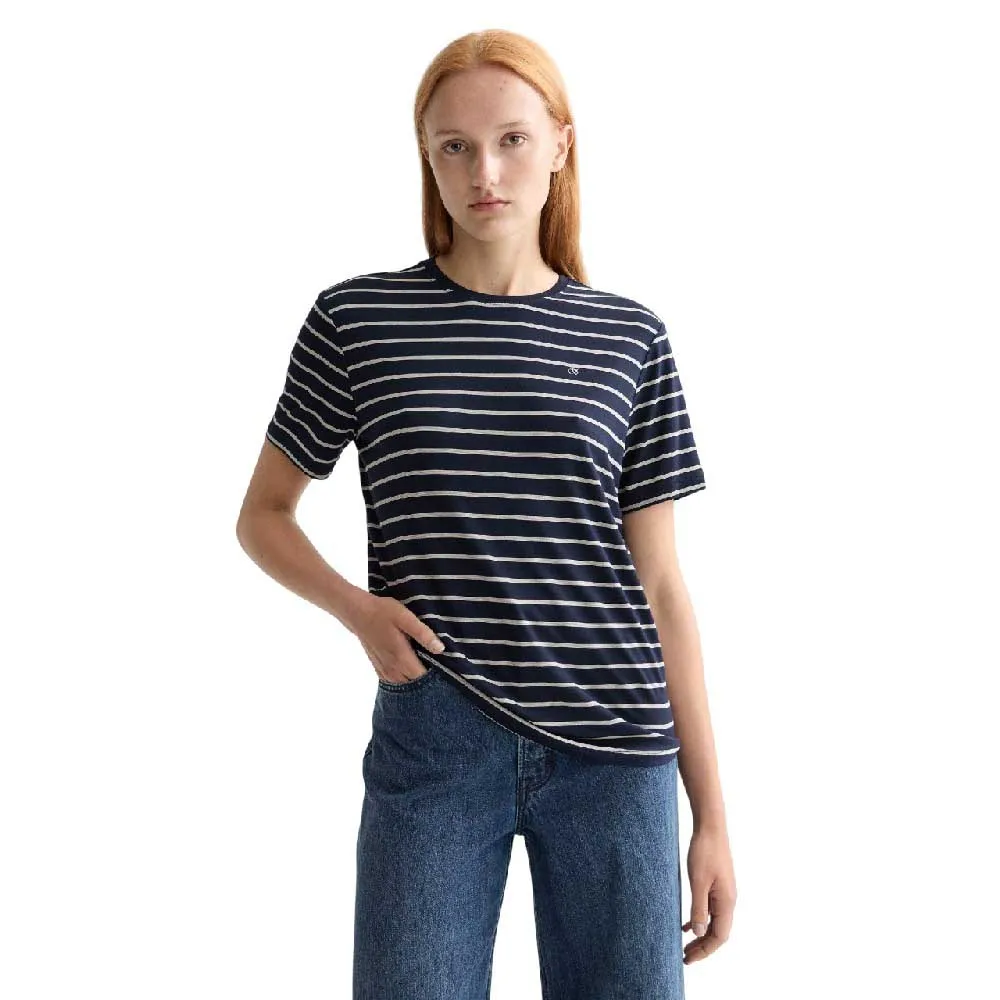 

Футболка с коротким рукавом Scotch & Soda Striped Regular Fit, синий
