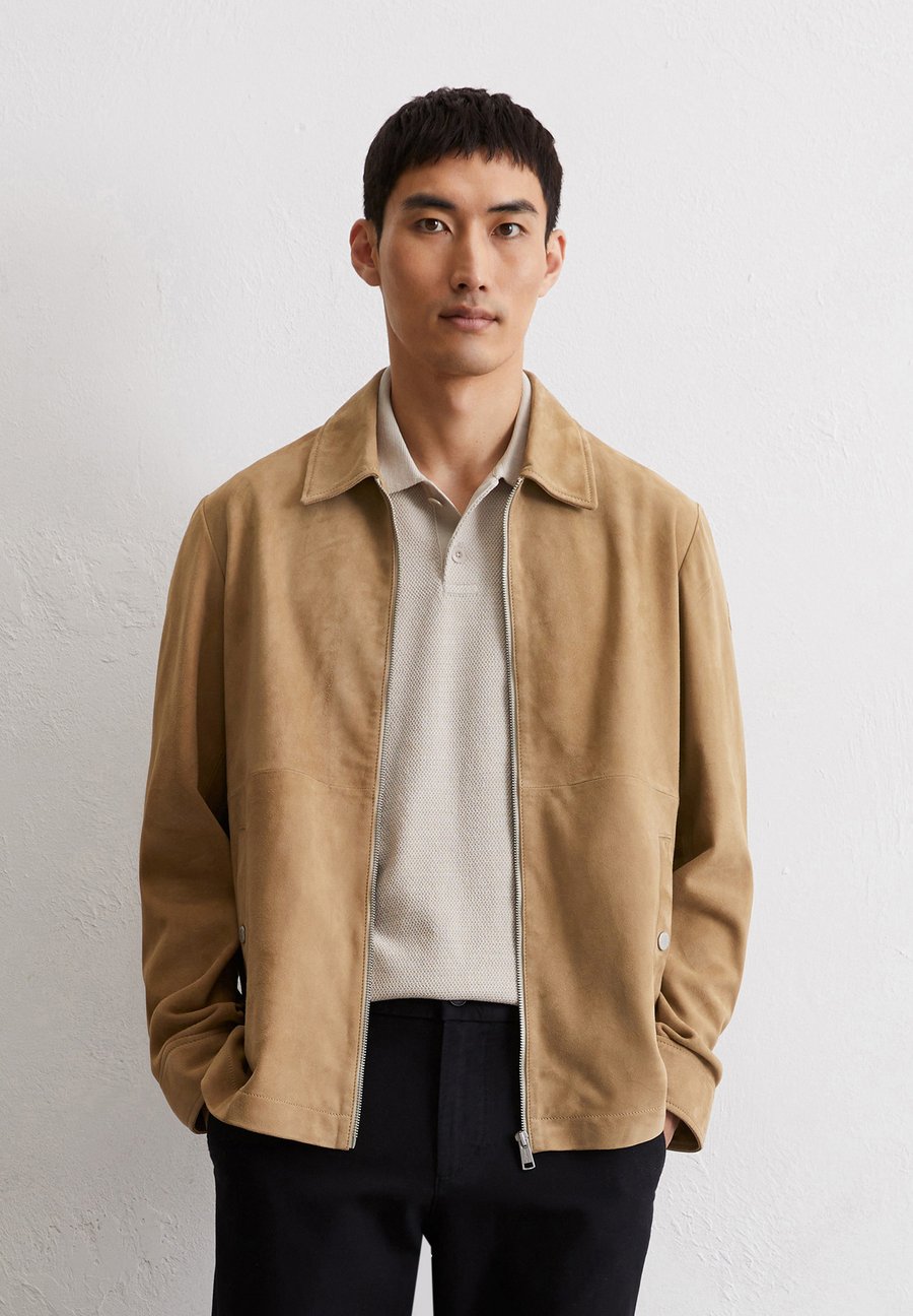 

Куртка Marc O'Polo Leather jacket, Pure Cashmere/Beige