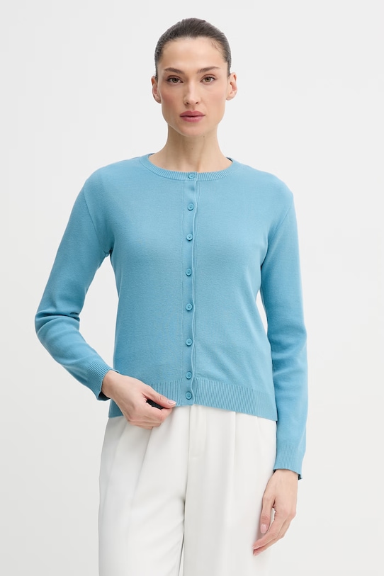 

Хлопковый кардиган United Colors of Benetton, синий