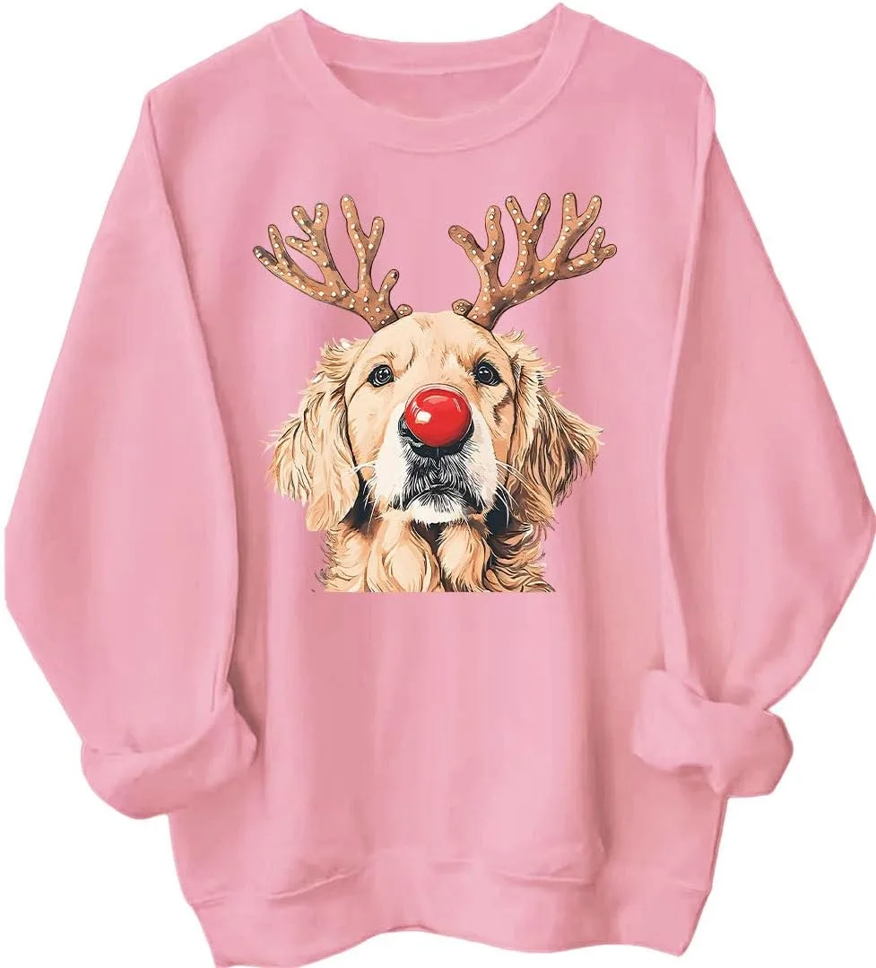 

Свитшот Golden Retriever с оленем MQZUO