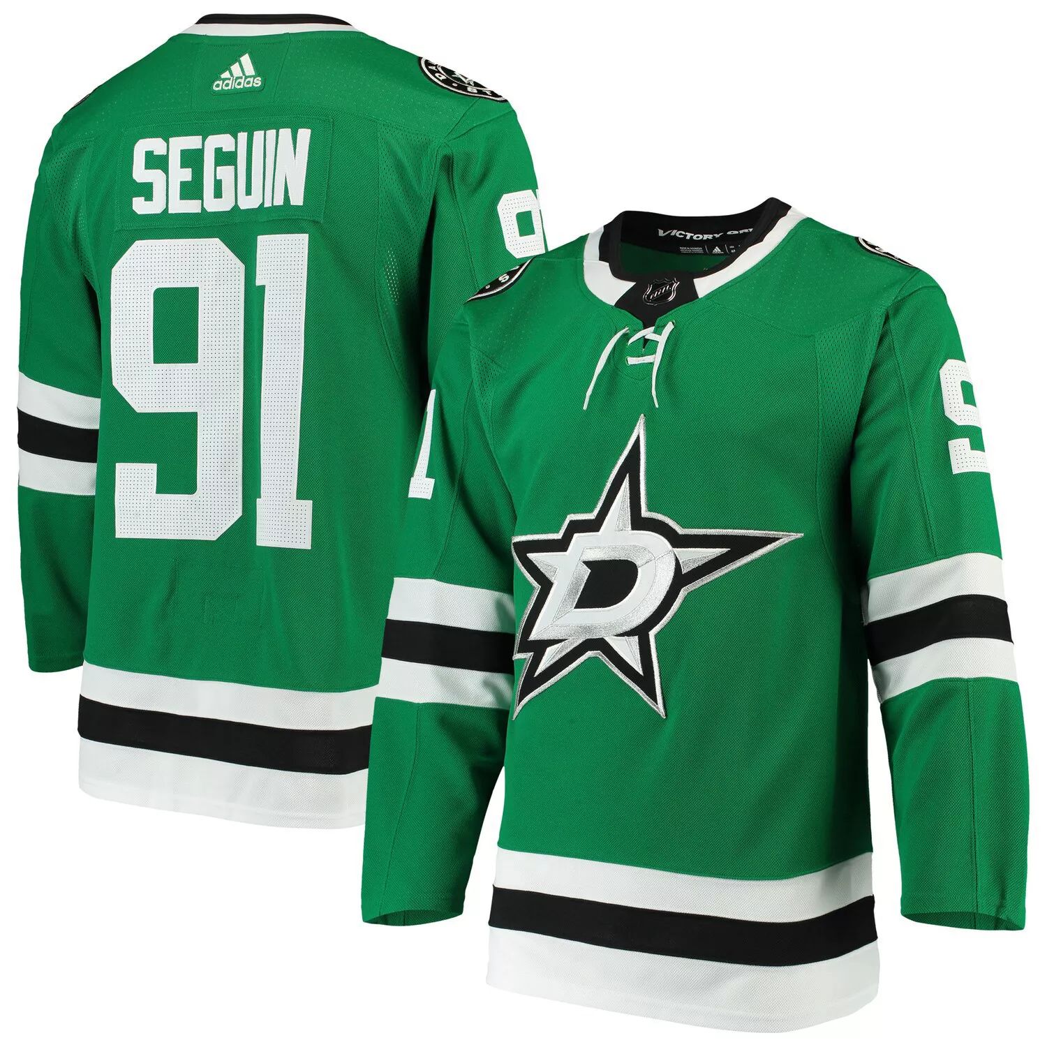 

Мужское аутентичное джерси игрока Tyler Seguin Kelly Green Dallas Stars Home adidas