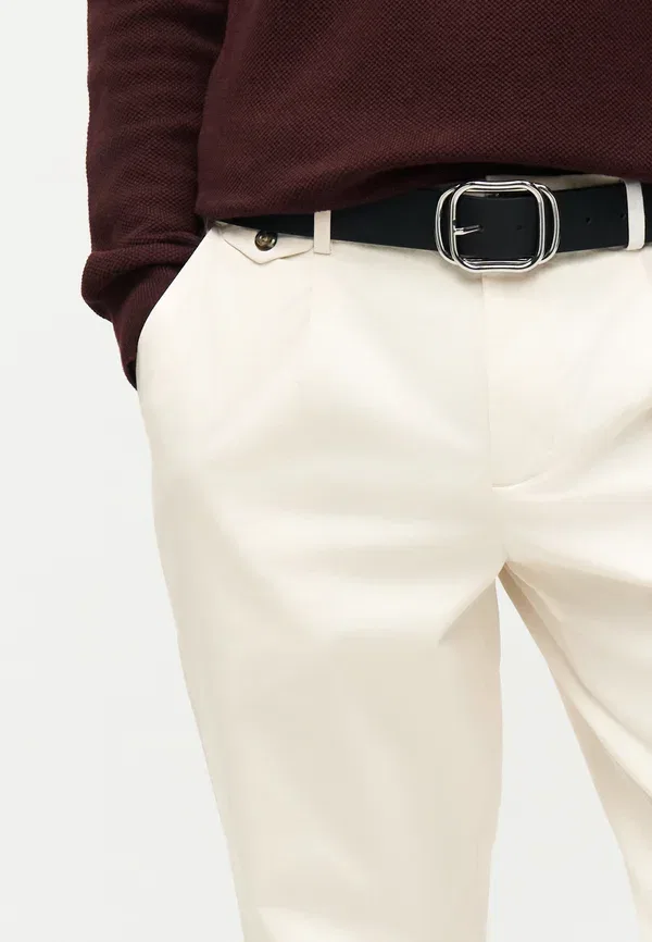 Брюки чинос Tommy Hilfiger Harlem seasonal, цвет слоновая кость — фото 4