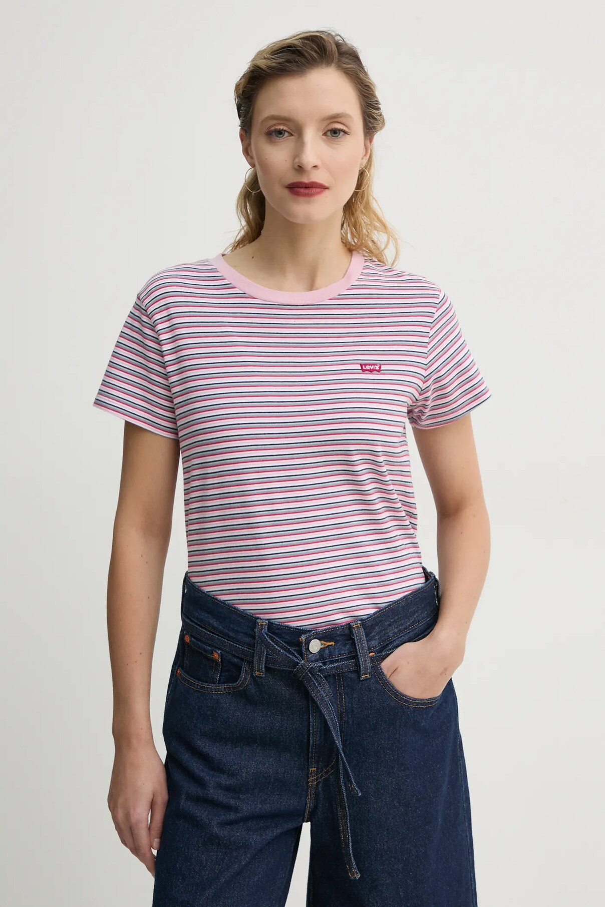 

Футболка из хлопка Levi'S, розовый