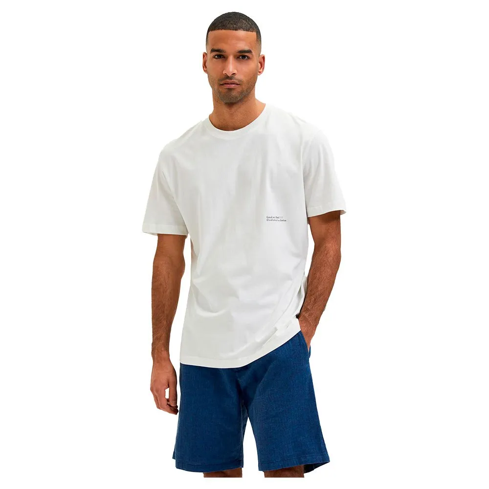 

Футболка с коротким рукавом Selected Relax Matteo, белый