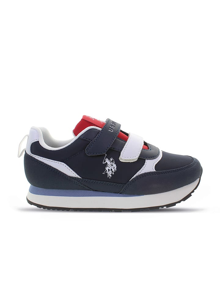 

Кроссовки на шнуровке U.S. Polo Assn., цвет dunkelblau/rot