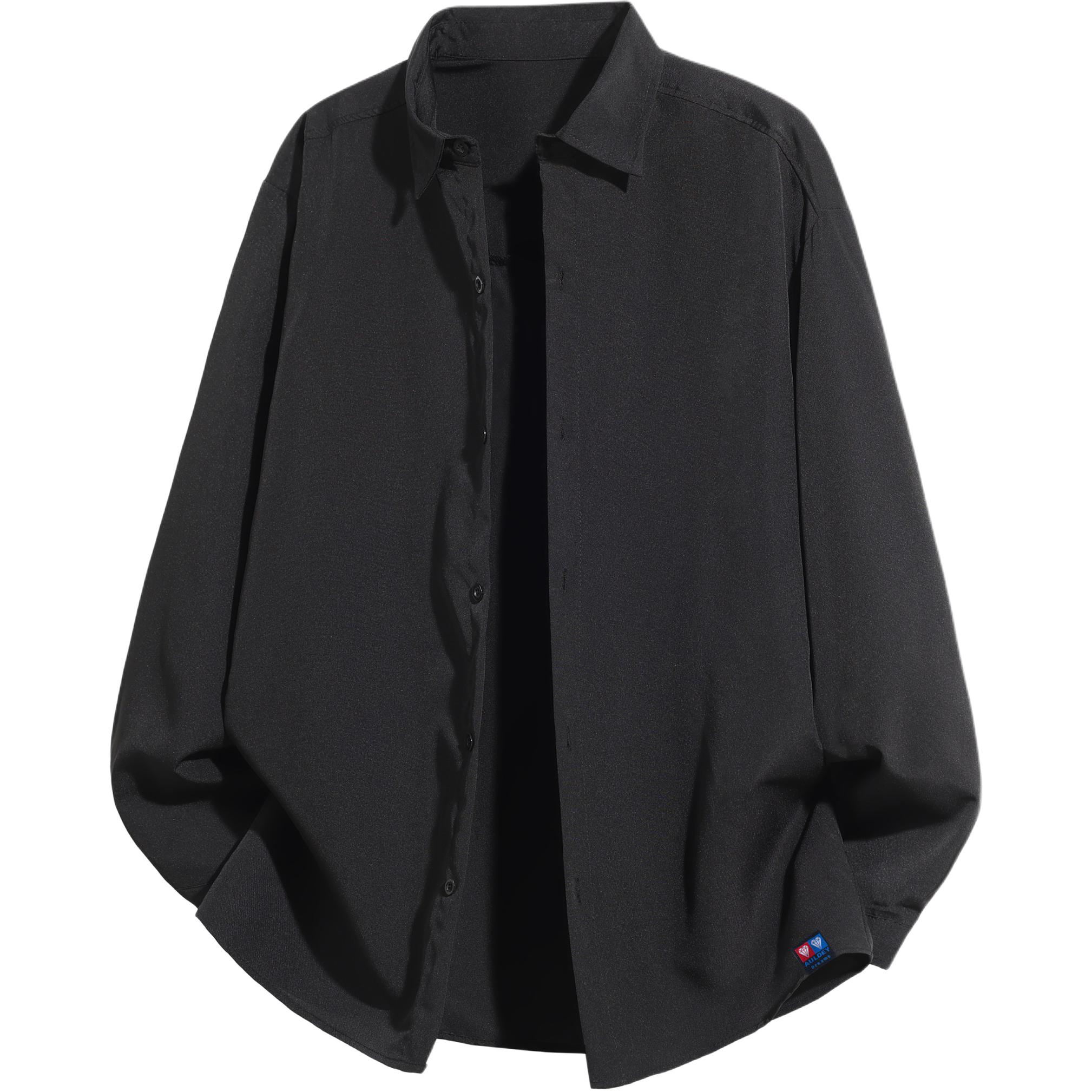 

Футболка Unisex Polo Collar Moderate Heavyweight AULDEY, черный [fleece-lined and thickened]