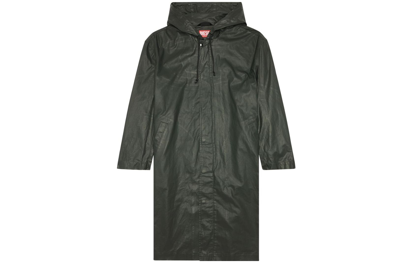 

Длинное худи-пальто J-Coat DIESEL, черный
