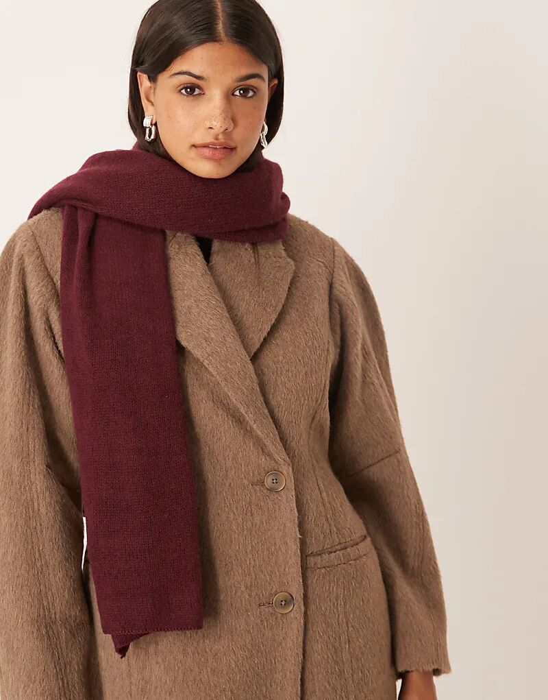 

Шарф Mango Capsule в вишнево-красном цвете