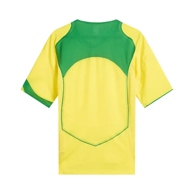 Футболка Nike Brazil Reissue с коротким рукавом, желто-зеленая — фото 2
