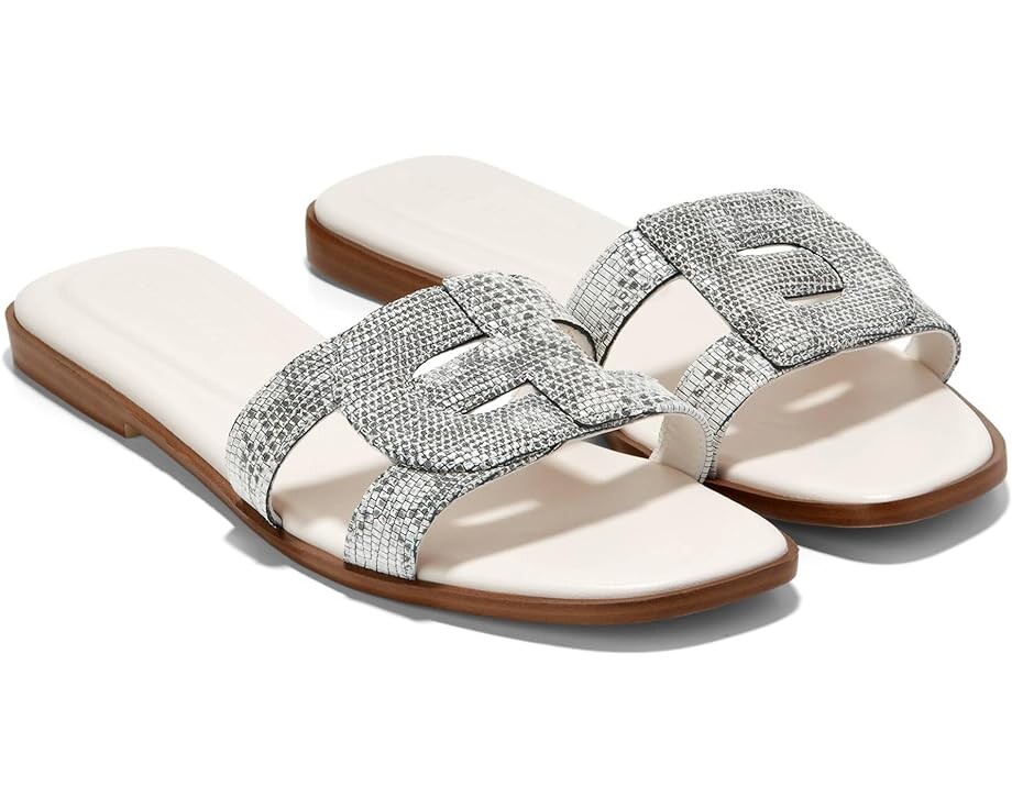 

Сандалии Cole Haan Chrisee, цвет Ring Lizard Print Leather/Ivory Leather