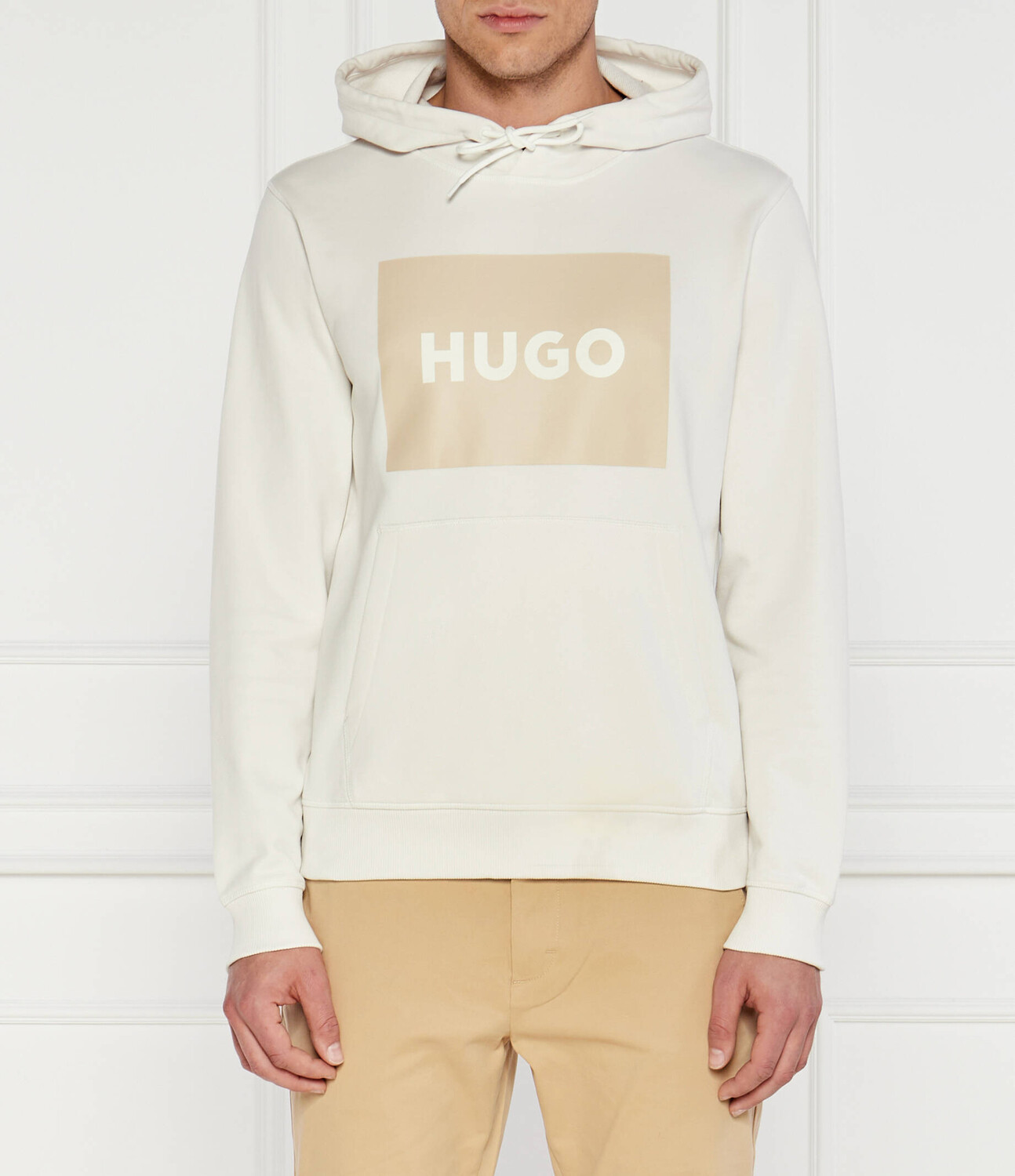

Толстовка HUGO Duratschi223 Regular Fit, экрю