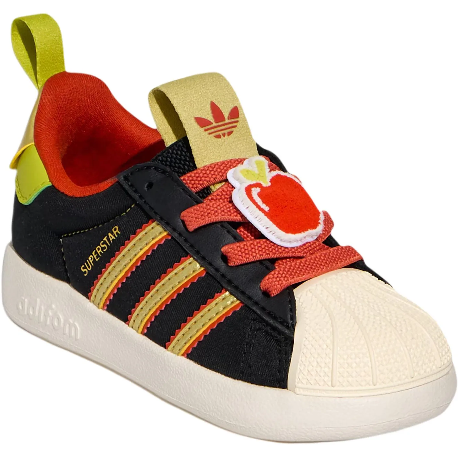Adidas Originals AdiFOM Superstar 360 Fabric низкие кроссовки для малышей черные — фото 4