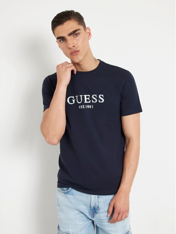 

Классическая футболка Guess, синий