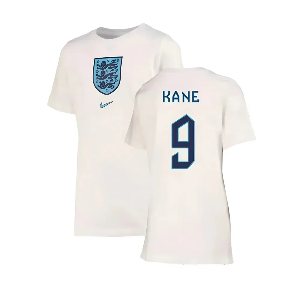 Футболка с логотипом сборной Англии Kane 9 от England, белый