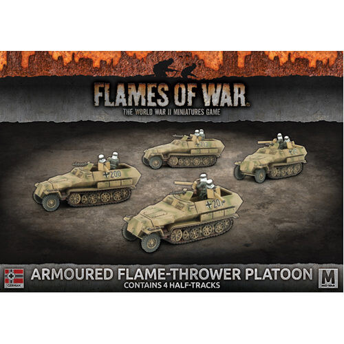 

Фигурки Flames Of War: Armoured Flame-Thrower Platoon