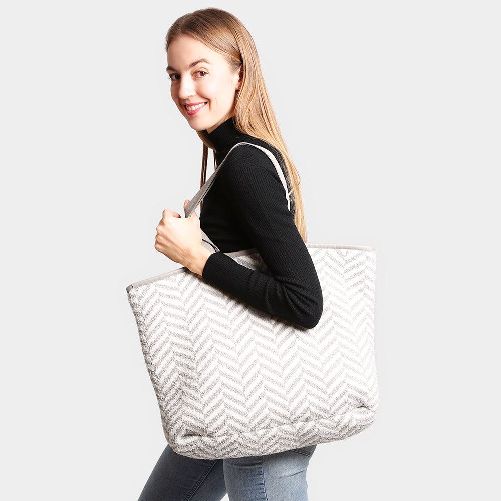 

Тканая сумка-тоут FASHNZFAB, серый