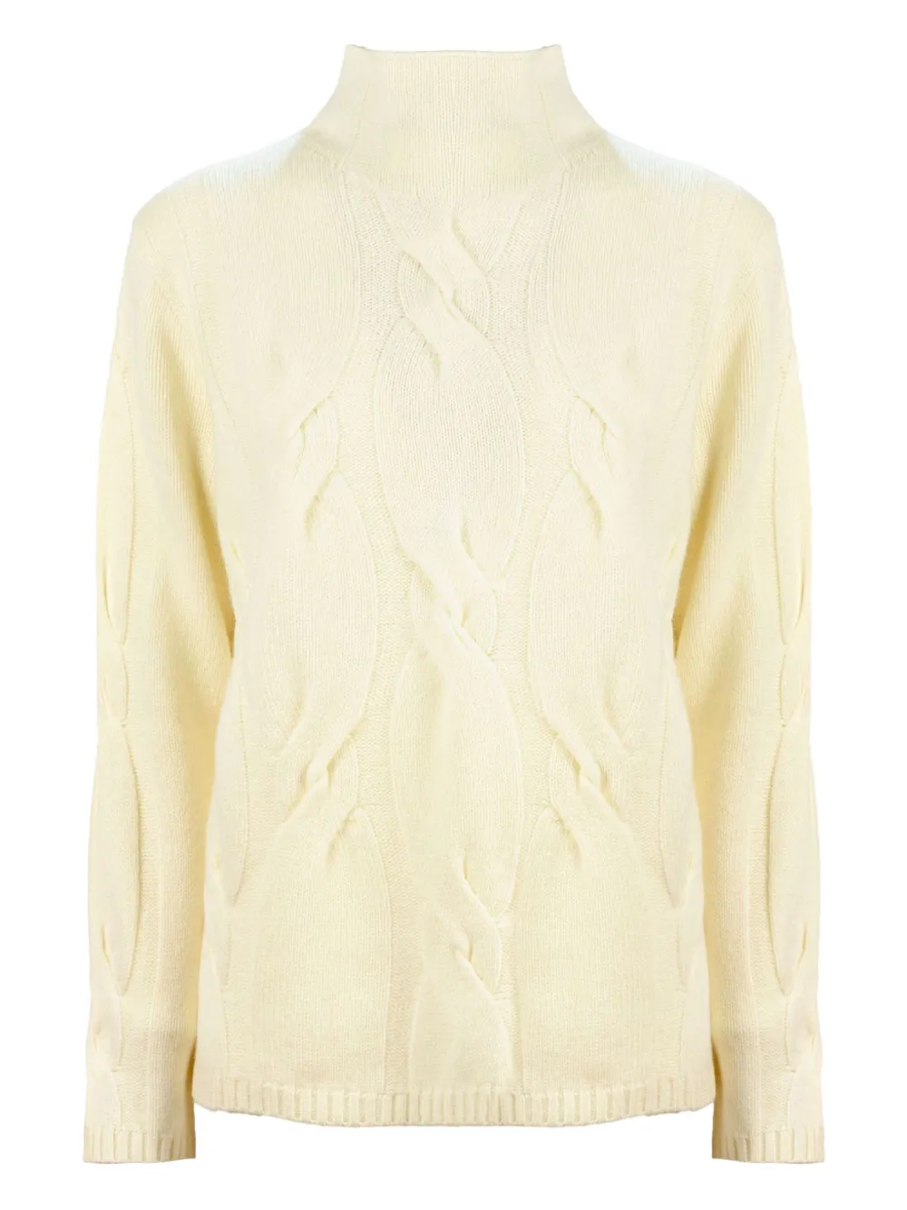 

Свитер с высоким воротом и косами Kangra, нейтральный