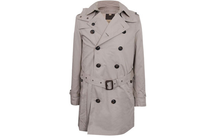 

Тренчкот мужской серый Burberry, серый