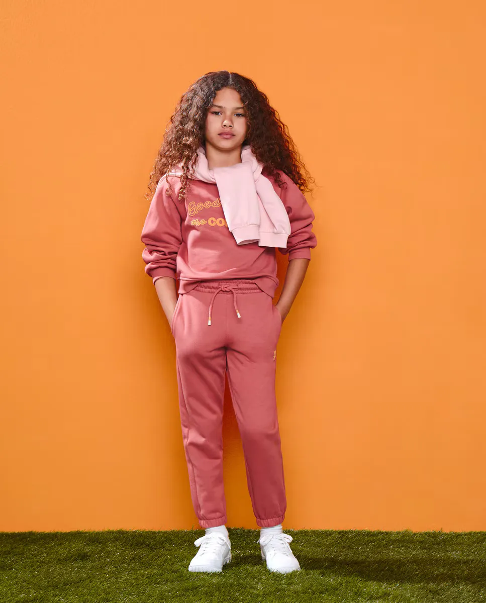 

Базовые плюшевые брюки для девочек Kids El Corte Inglés, цвет 770 Terracota