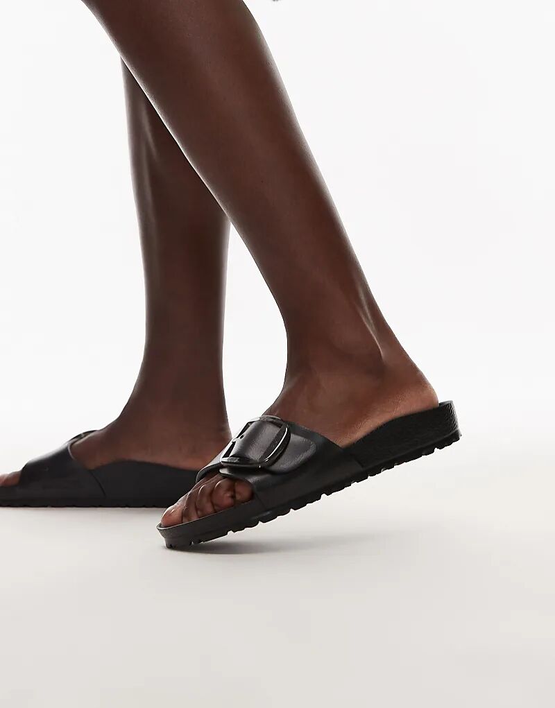 Сандалии Birkenstock Madrid с большой пряжкой из ЭВА черного цвета