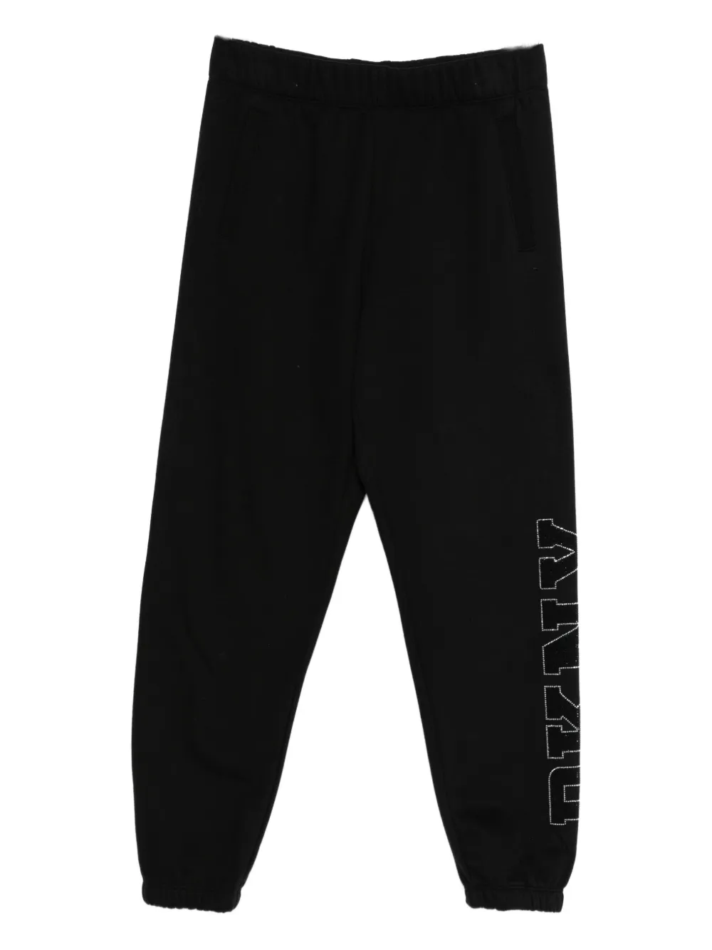 

Спортивные брюки, украшенные стразами DKNY, черный