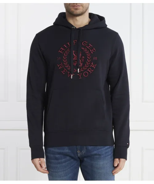 

Толстовка с большой эмблемой Regular fit Tommy Hilfiger, синий