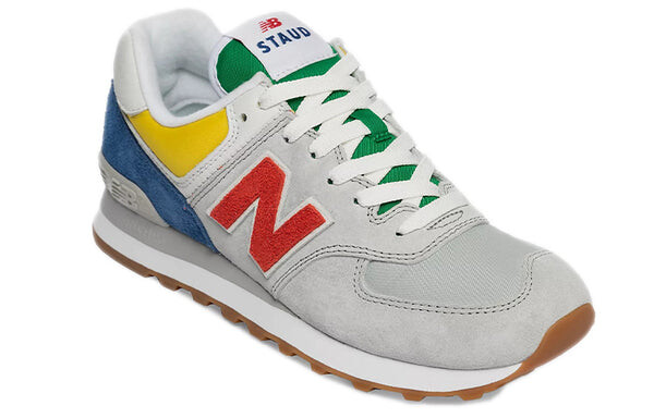 Кроссовки Staud x 574 New Balance, серый — фото 3