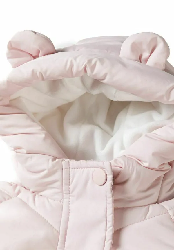 Ушки на капюшоне зимнего комбинезона Minoti, Light Pink — фото 3