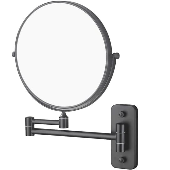 

Косметическое зеркало круглое настенное, с увеличением, черное 22.01230-B Stella, черный