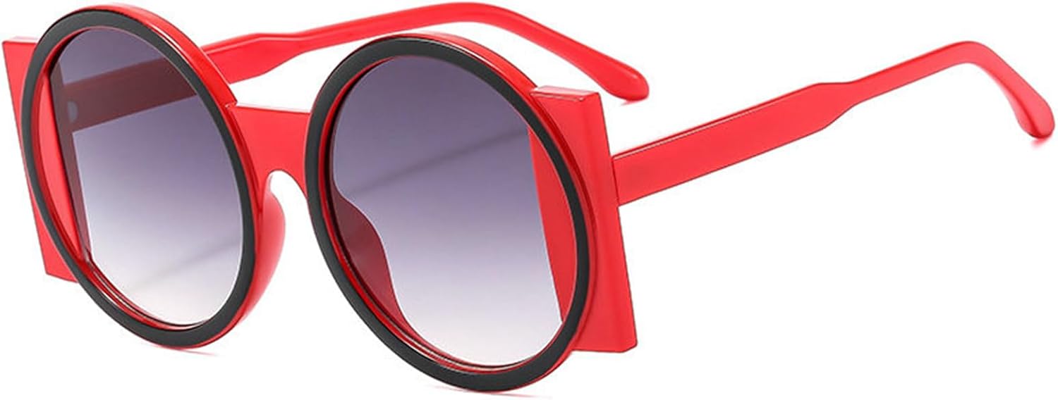 

Хелена Модные круглые солнцезащитные очки для женщин, контрастные цветовые оттенки, защита от УФ-излучения UV400, ретро-очки для мужчин, трендовые градиентные солнцезащитные очки цвета шампанского helena, C4