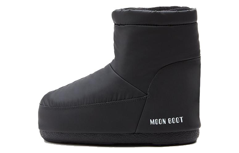 Сапоги женские Moon Boot средней высоты текстильные, черный