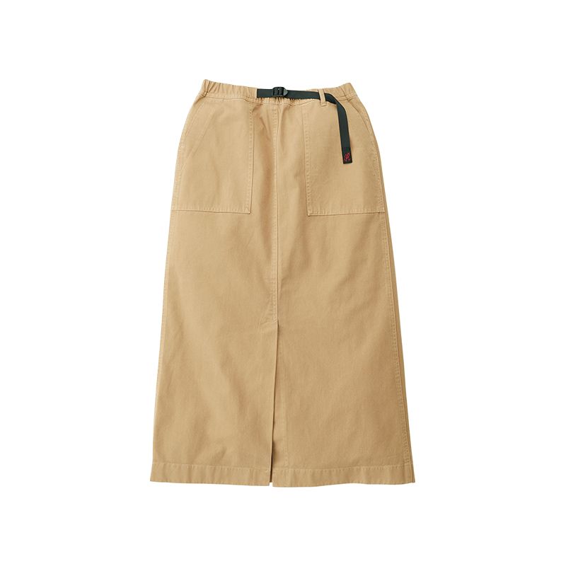 

Женская повседневная длинная юбка SS24 Gramicci, легкий коричневый