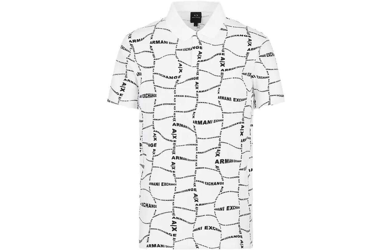 

Футболка-поло мужская ARMANI EXCHANGE, белый