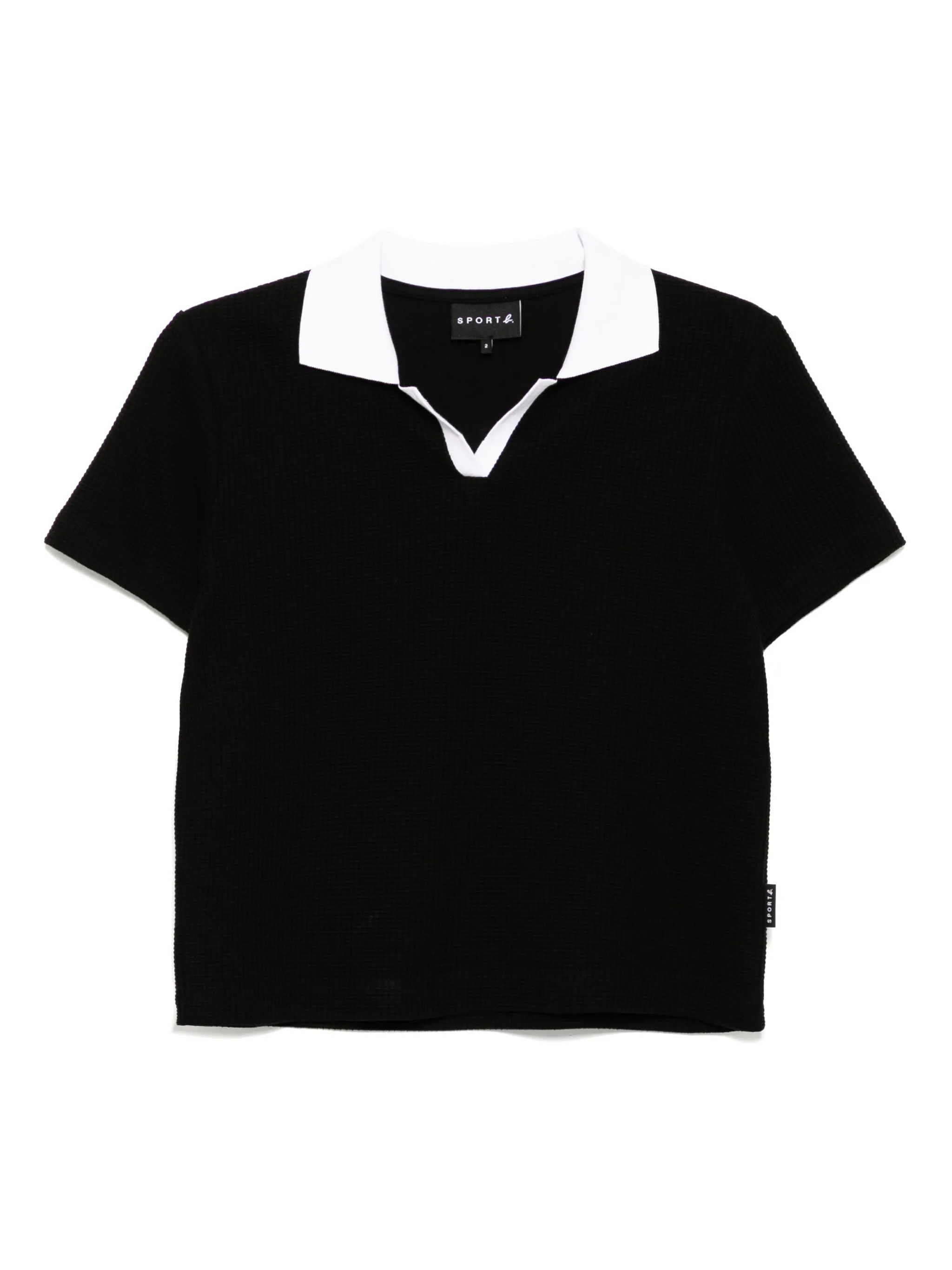 

Фактурный топ Sport B. By Agnès B., черный