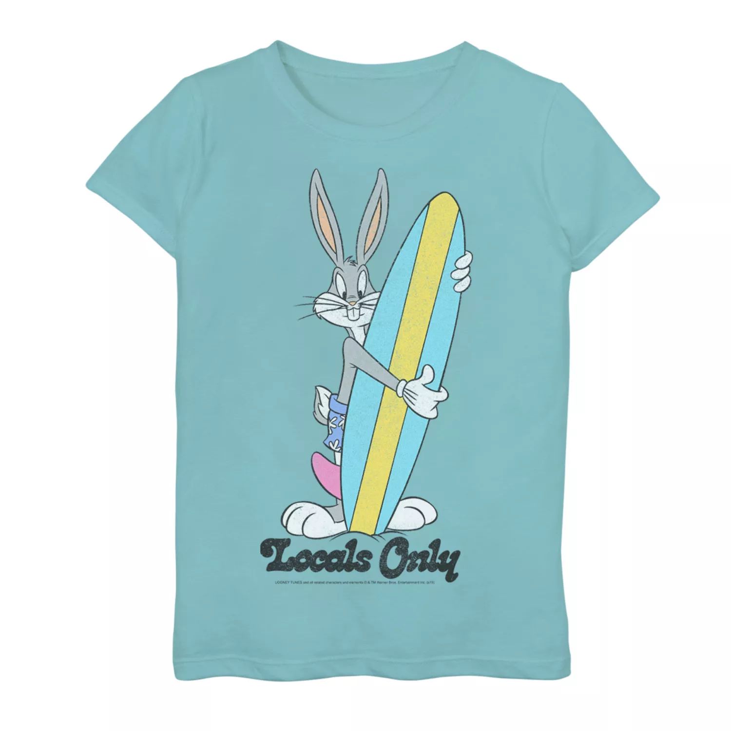 

Футболка с рисунком «Looney Tunes Bug Bunny Locals Only» для девочек 7–16 лет Licensed Character