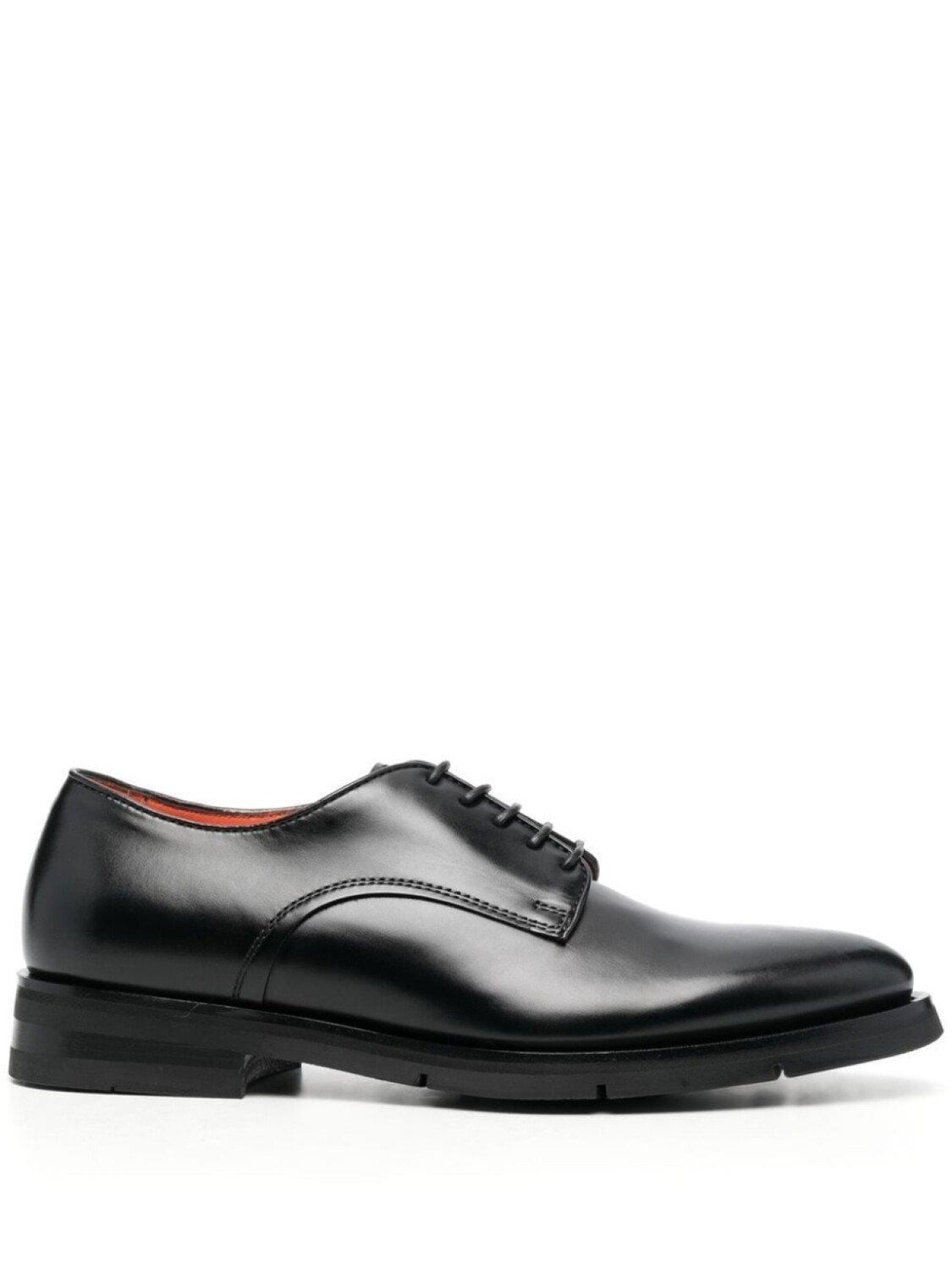 

Santoni туфли дерби Faedon со вставками, черный