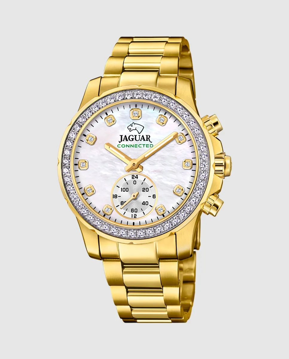 

J983/1 Connected Lady женские часы из золота и стали Jaguar, золото