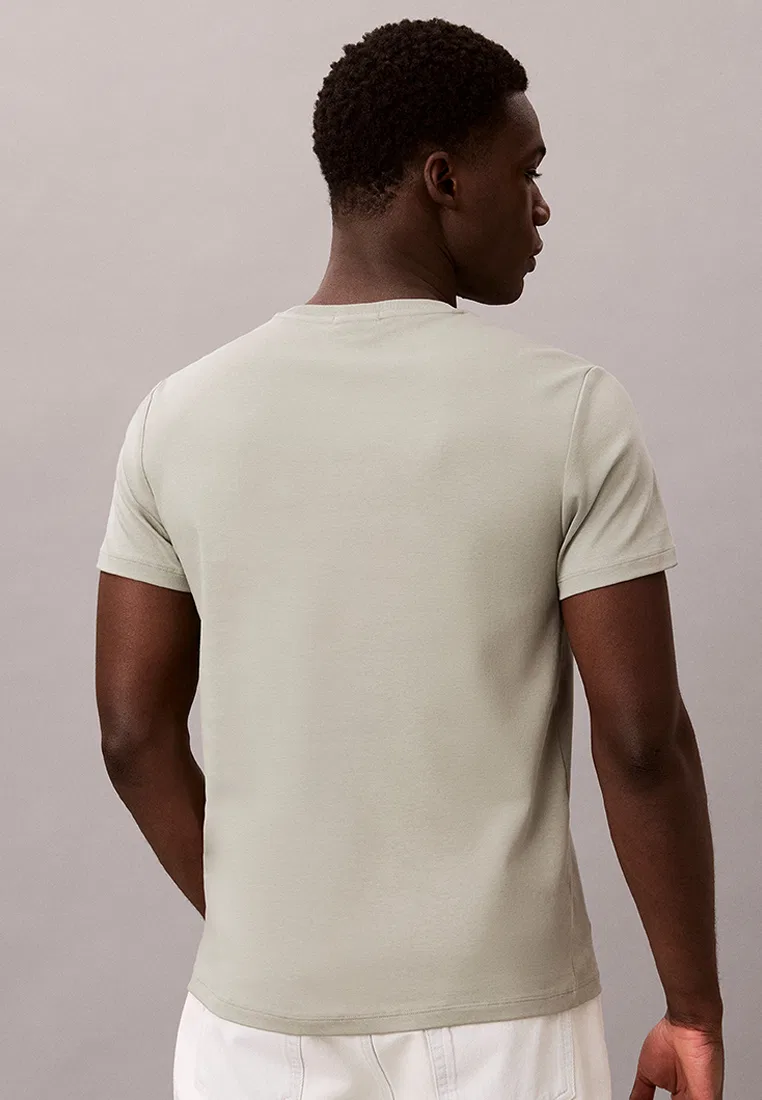 Футболка, монограмма, Calvin Klein Jeans, цвет Shadow — фото 2