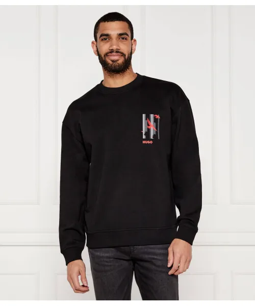

Толстовка «Утка» Regular fit Hugo, черный