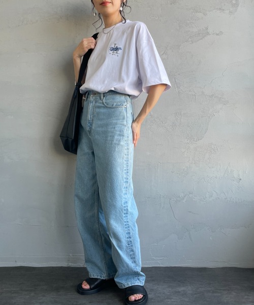 

Футболка с вышитым логотипом MLB One-Point, бренд FANATICS, белый