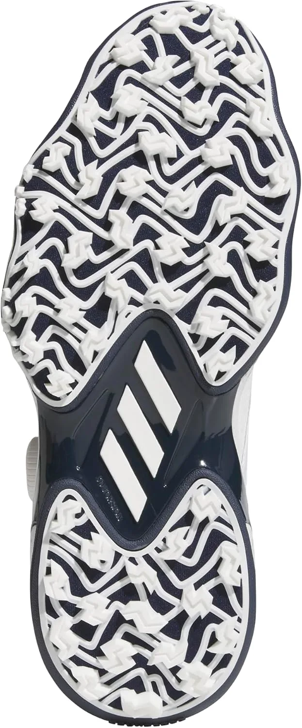 Мужские гольф-туфли Adidas CodeChaos BOA 25 без шипов, белый/металлик/синий — фото 2