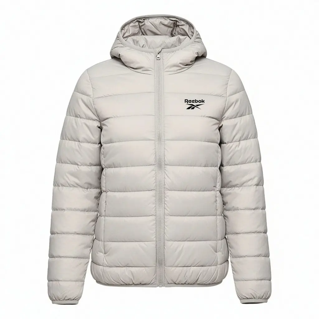 

Жилеты Unisex с капюшоном, несъемный, умеренный, прочие Reebok, светло серый