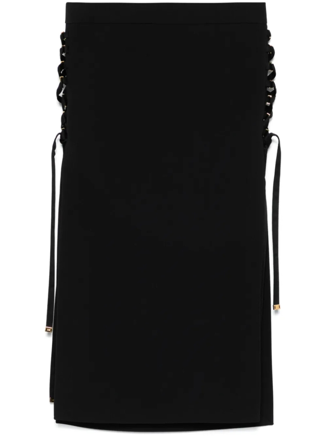 

Юбка Elisabetta Franchi на шнуровке, черный