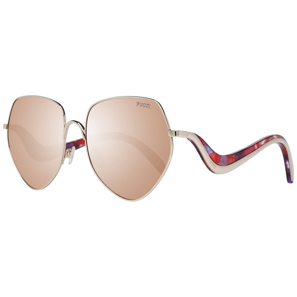 

Золотые женские солнцезащитные очки Emilio Pucci