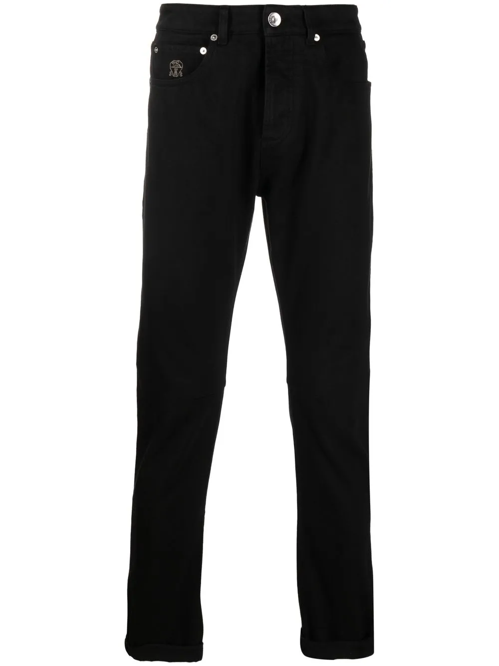 

Узкие джинсы Brunello Cucinelli, черный