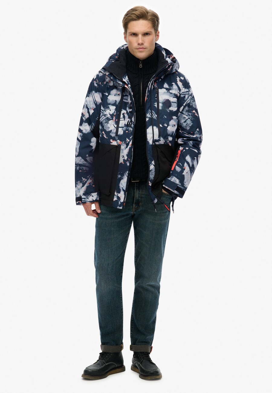 Спортивная куртка Superdry, синий/темно-синий — фото 3