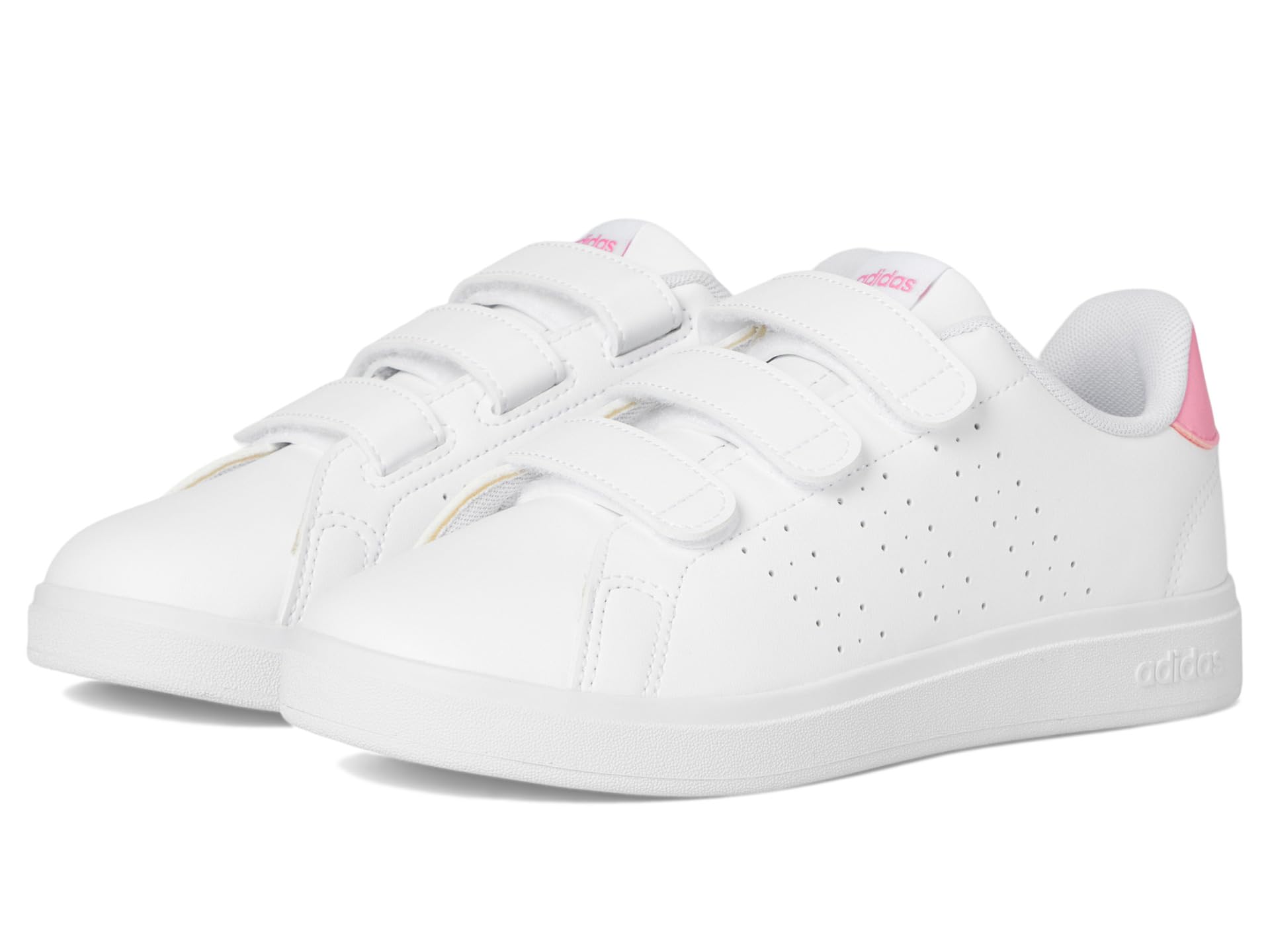 

Кроссовки Adidas Kids Advantage Base 2.0 Sportswear Shoes, White/Bliss Pink/Black