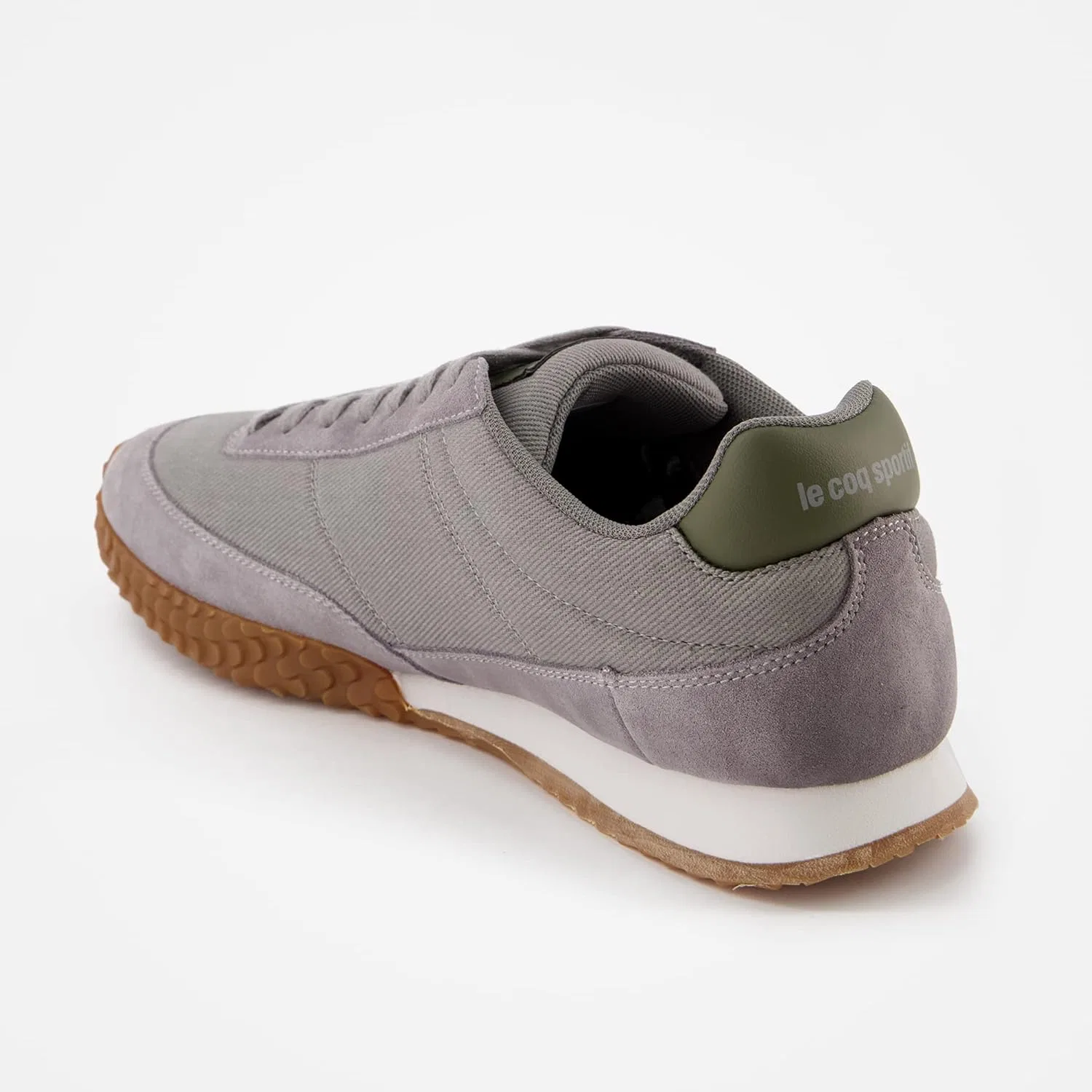 Мужские кроссовки Le Coq Sportif Veloce II Twill Titanium/Olive Night — фото 3